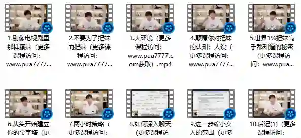 浪迹《情敌攻略视频课》+《情敌手册书》-心语情感库