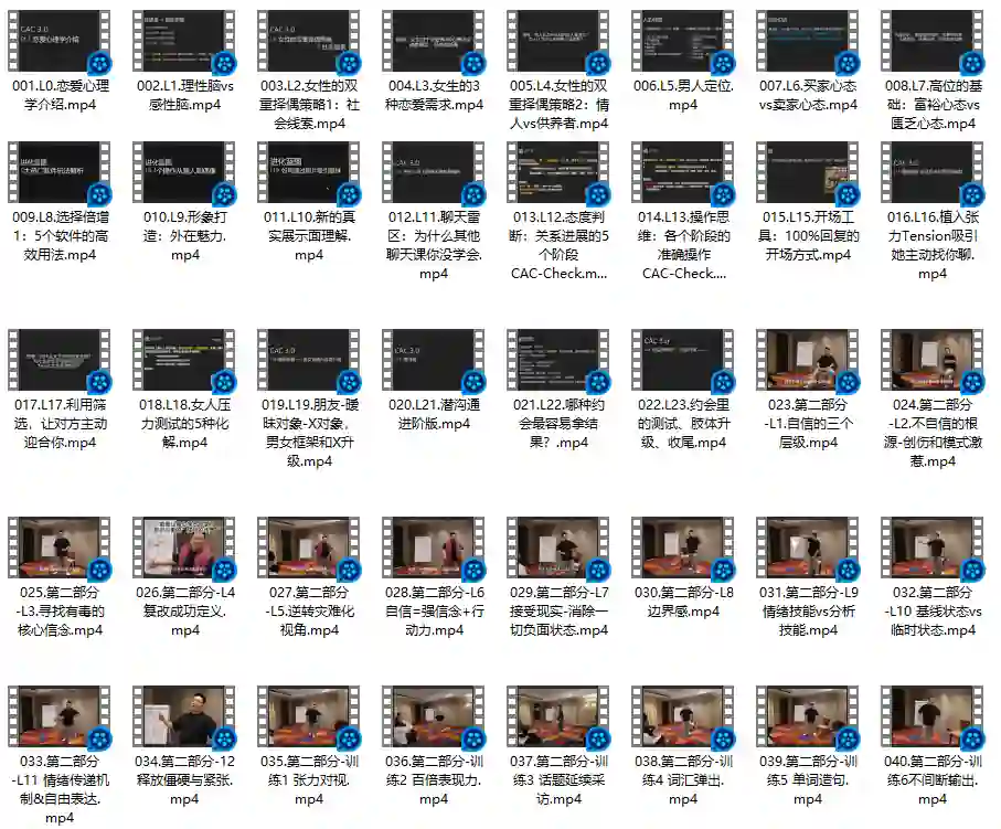 进化蓝图训练营-心语情感库