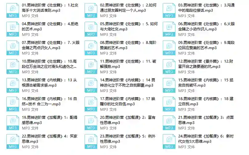 高段位男神进阶营——浪哥出品-心语情感库