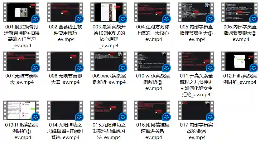 W情感追爱自由训练营-心语情感库